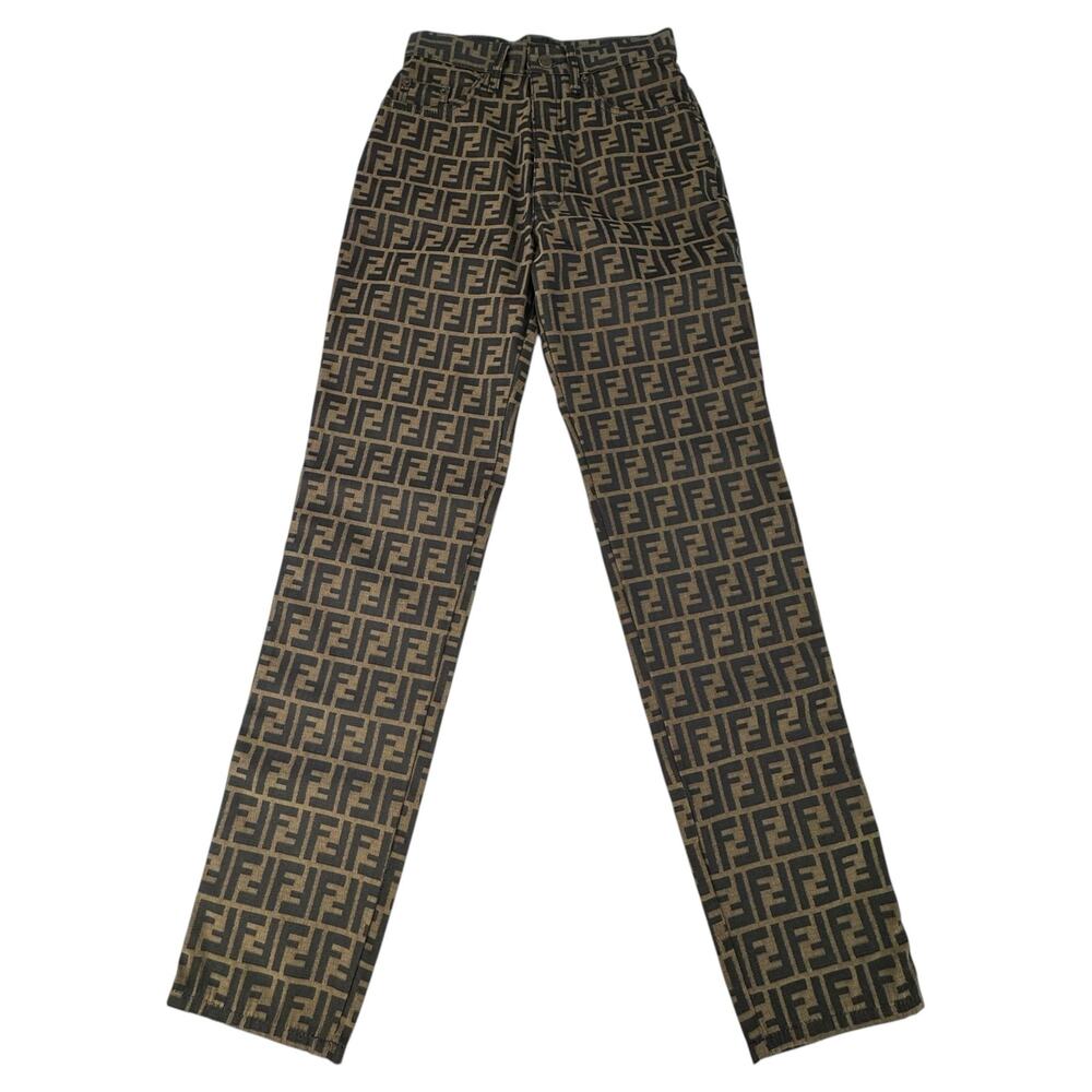 Fendi Vintage Zucca Print Pant